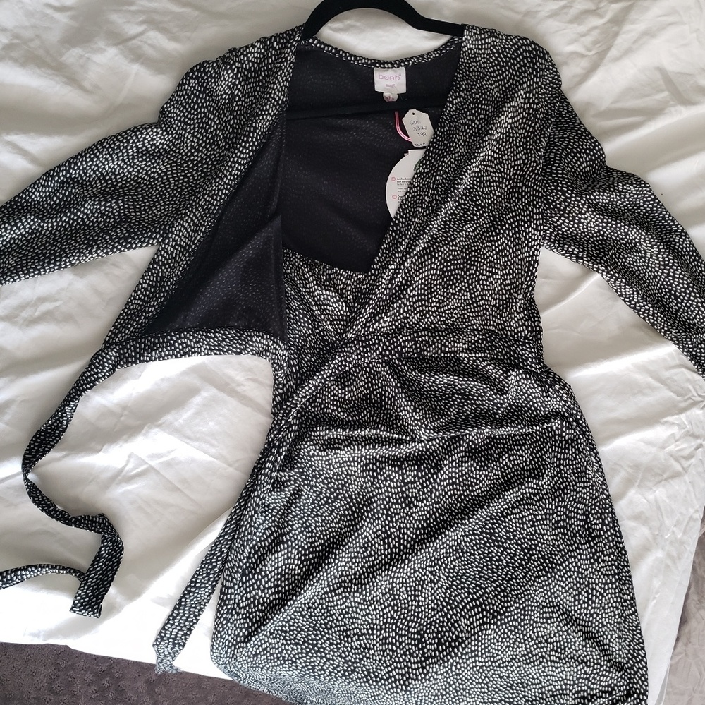 BOOB Maternity nursing long sleeve dress small 4 6